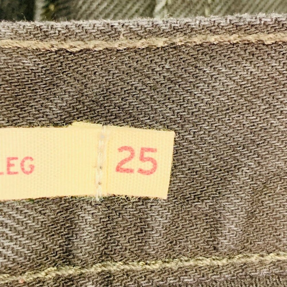 Levi's '(94 Baggy Wide Leg Raw Hem Cotton Denim Jeans Size 25 - Picture 7 of 15